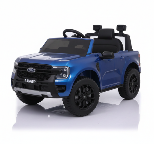 Licensed Ford Ranger Kids Ride-On Car - Blue 12V