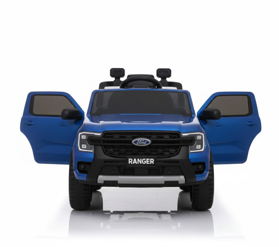 Licensed Ford Ranger Kids Ride-On Car - Blue 12V