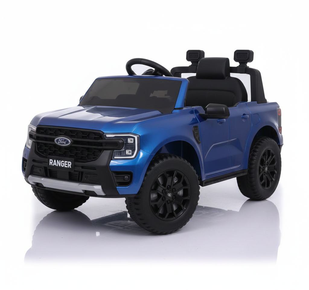 Licensed Ford Ranger Kids Ride-On Car - Blue 12V