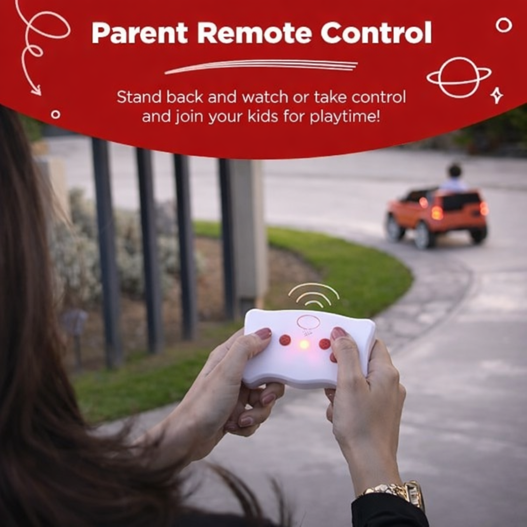 12V Kids Ride On Jeep Car W/Parent Remote Control - Black