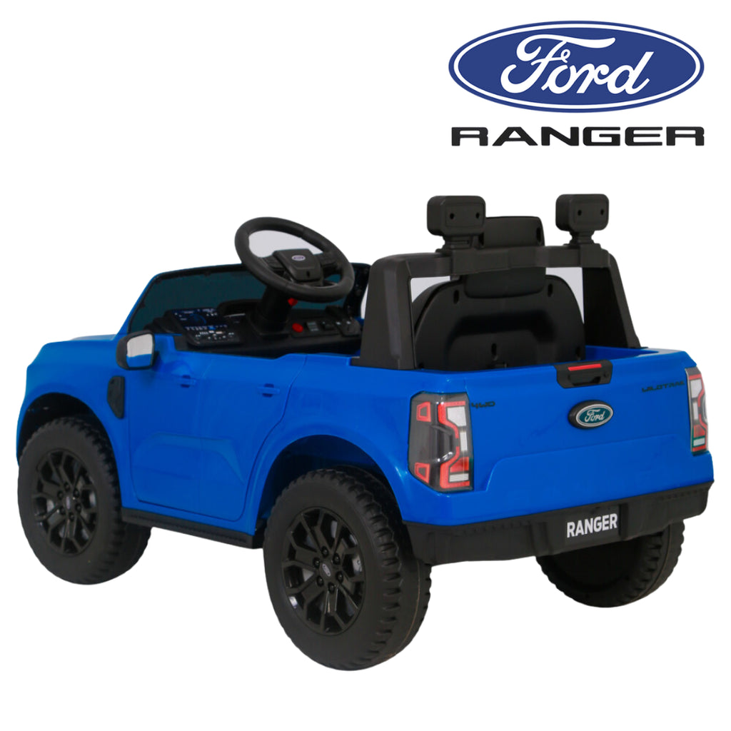 Licensed Ford Ranger Kids Ride-On Car - Blue 12V