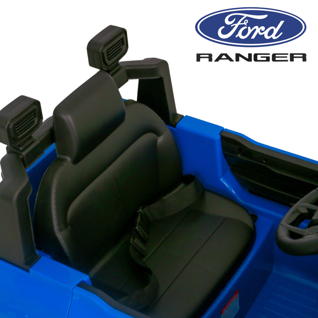 Licensed Ford Ranger Kids Ride-On Car - Blue 12V